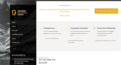 Desktop Screenshot of innovationcentre.ca