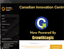 Tablet Screenshot of innovationcentre.ca
